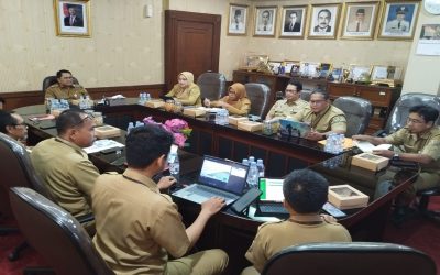 Audiensi Disdukcapil dengan Wali Kota Magelang