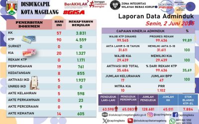 LAPORAN DOKUMEN ADMINDUK 2 JUNI 2025