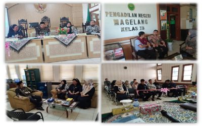 Komitmen Bersama Meningkatkan Kualitas Pelayanan Disdukcapil Dan Pengadilan Negeri Magelang melalui Inovasi KOPERASI PAGI
